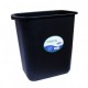 CONTENEDOR DE BASURA RECTANGULAR SABLON 32.2 X 21.3 X 31.5 CM NEGRO