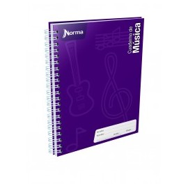 CUADERNO PROFESIONAL NORMA MUSICA MIXTO ESPIRAL 80H