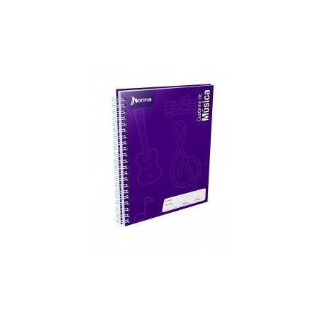 CUADERNO PROFESIONAL NORMA MUSICA MIXTO ESPIRAL 80H