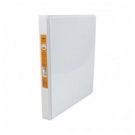 CARPETA VINIL PANORAMICA 361 CARTA BLANCA 0.5" ARILLO EN O 100HJ