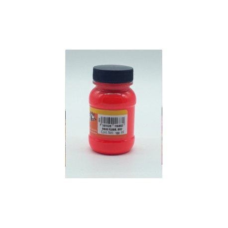 PINTURA CARTEL POLITEC L800 100ML FLOUR 802 ROJO