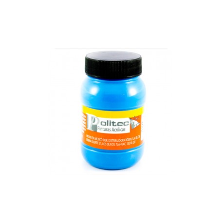 PINTURA CARTEL POLITEC L800 100ML FLOUR 805 AZUL