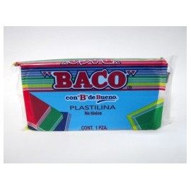 PLASTILINA MARQUETA BACO 140GRS AZUL CLARO