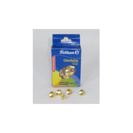 CHINCHETAS LATONADAS PELIKAN 100PZ