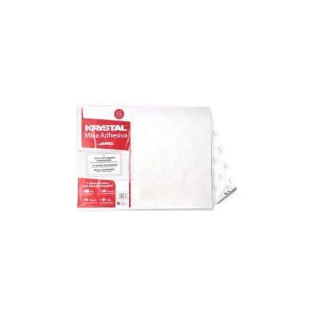 MICA ADHESIVA KRISTAL JANEL 50X65CMS 5PZ