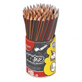 LAPIZ DE GRAFITO MAPED C/GOMA NO. 2 HB BLACK PEP’S (PIEZA)