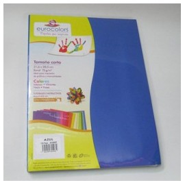 PAPEL CARTA AZUL 100H EUROCOLOR