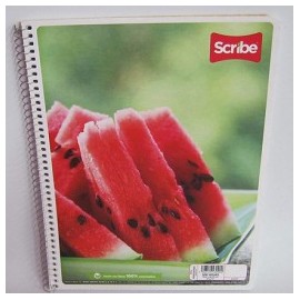 CUADERNO PROFESIONAL SCRIBE MEGA PLUS 100H DOBLE RAYA (PIEZA)