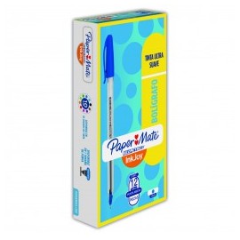 BOLIGRAFO PUNTO MEDIANO AZUL KILOMETRICO 100 PAPER MATE