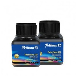 TINTA CHINA 523 PELIKAN 15ML NEGRO (PIEZA)