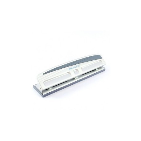 PERFORADORA PEGASO TRIPLE METALICA AJUSTABLE PLATA (Pieza)