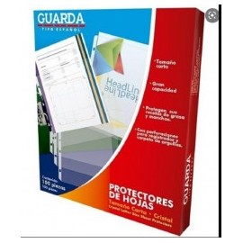 Protector carta guarda cristal 100pz
