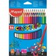LAPICES DE COLORES MAPED DE MADERA 36 PIEZAS CARTON (CAJA)
