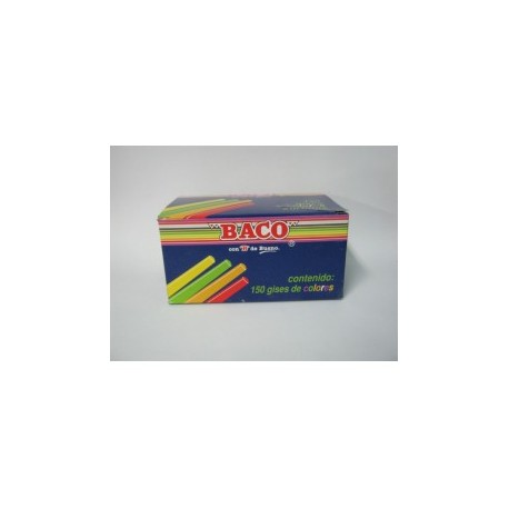GISES BACO CON 150PIEZAS VARIOS COLORES (CAJA)
