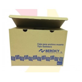 CAJA GALLETERA BEROKY ARCHIVADORA 22028 (PIEZA)