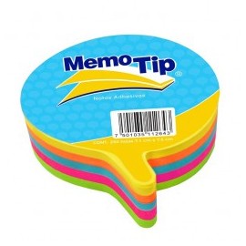 Notas adhesivas memotip figuras 250 hojas