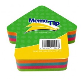 Notas adhesivas memotip figuras 250 hojas
