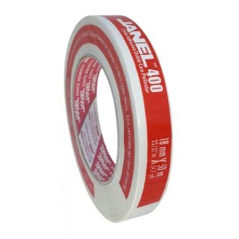 CINTA ADHESIVA 400 DOBLE CARA JANEL 18MM X 50MTS POLIESTER (PIEZA)
