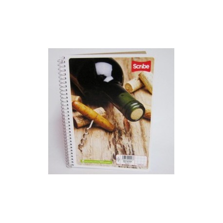 CUADERNO FRANCES SCRIBE MEGA ESPIRAL 100H CUADRO CHICO (PIEZA)