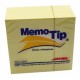 NOTAS ADHESIVAS JANEL MEMOTIP CUBO 3X3"400H AMARILLA