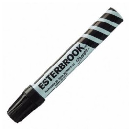 MARCADOR PERMANENTE ESTERBROOK NEGRO SHARPIE (PIEZA)