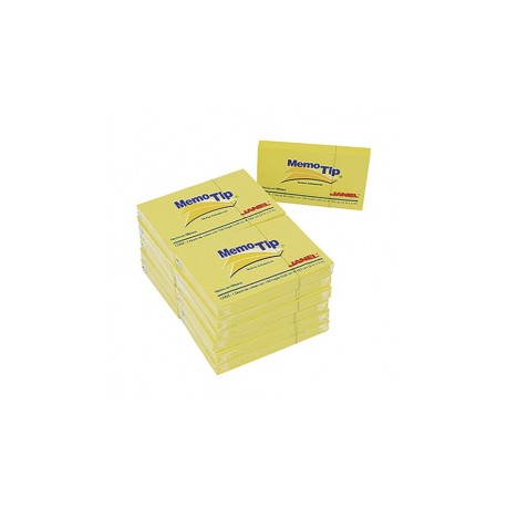 NOTAS ADHESIVAS JANEL MEMOTIP 3X2"100H AMARILLA (PIEZA)