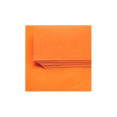 PAPEL CARTONCILLO 50X70CMS NARANJA 171G 60K BEROKY (Hoja)