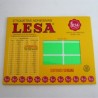 ETIQUETA CHICA FLOURES VERDE LESA 38X21MM 180 (Caja)