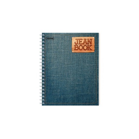 CUADERNO PROFESIONAL NORMA JEAN BOOK 100H CUADRO CHICO ESPIRAL (PIEZA)