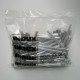 Postes de aluminio 2.5 63mm con 100pz