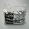 Postes de aluminio 2.5 63mm con 100pz