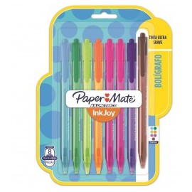 BOLIGRAFO PUNTO MEDIANO 8CLS RT KILOMETRICO 100 (BLISTER)