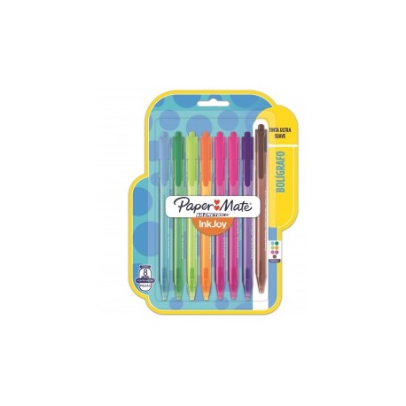 BOLIGRAFO PUNTO MEDIANO 8CLS RT KILOMETRICO 100 (BLISTER)