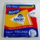 Forro college 25.3cms cal 400 con adhesivo