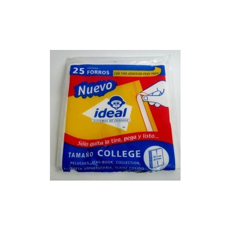 Forro college 25.3cms cal 400 con adhesivo