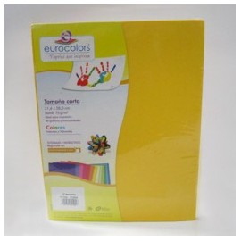 PAPEL CARTA CANARIO 100H EUROCOLOR (Pieza)