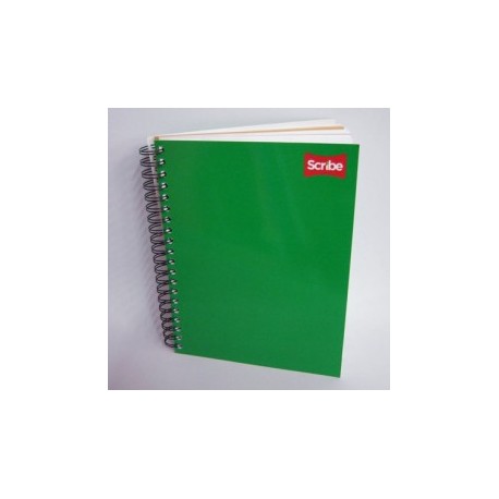 CUADERNO PROFESIONAL SCRIBE ESPIRAL 5 MATERIAS 200HJ CUADRO CHICO CLASICO (PIEZA)