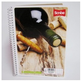 CUADERNO FRANCES SCRIBE MEGA ESPIRAL 100H CUADRO CHICO (PIEZA)