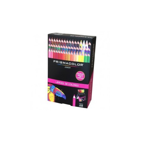 COLORES DE MADERA PRISMACOLOR JUNIOR 48PIEZAS (CAJA)