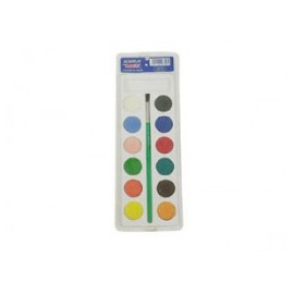 ACUARELAS ESTUCHE BACO CON 12PASTILLAS COLORES (PIEZA)