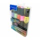 MARCADOR RESALTADOR VISION PLUS COLORES PASTEL CON 5PZ (Pieza)