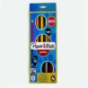 COLORES DE MADERA FANTASY DE DOBLE PUNTA 12PIEZAS 24COLORES (CAJA)
