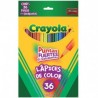 COLORES DE MADERA CON 36CLS LARGOS CRAYOLA (CAJA)