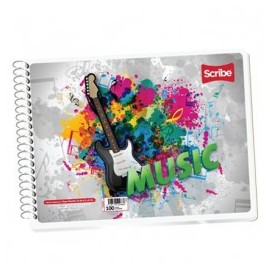 CUADERNO ITALIANO SCRIBE C7MM ESPIRAL 100H MEGA (PIEZA)00 hojas mega