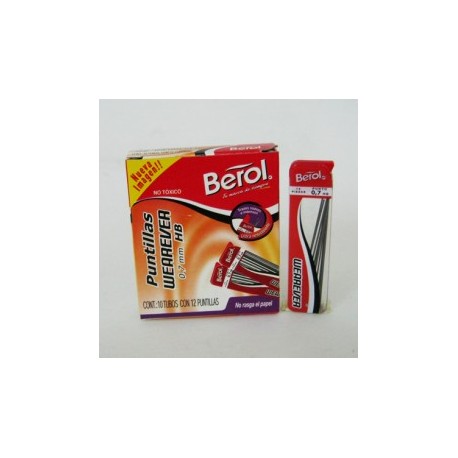 PUNTILLAS MINAS DE 0.7mm BEROL (PIEZA)