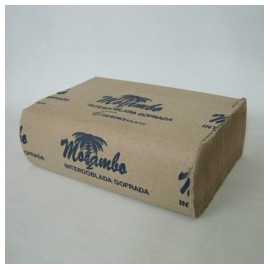 TOALLAS MOCAMBO NATURALES DOBLADAS 200H 21X24CMS BEROKY (Paquete)