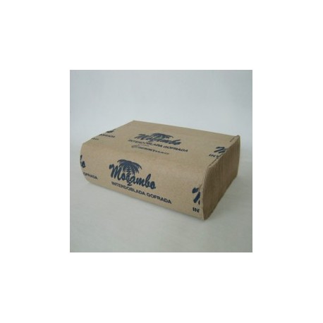 TOALLAS MOCAMBO NATURALES DOBLADAS 200H 21X24CMS BEROKY (Paquete)