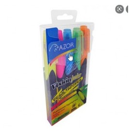 RESALTADOR VISION JUNIOR CON 5COLORES SURTIDOS (PIEZA)