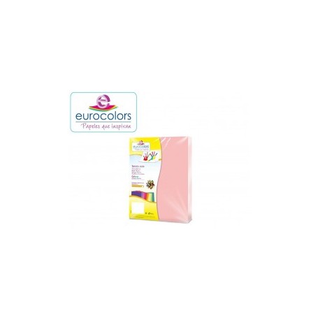 PAPEL CARTA ARCOIRIS PASTEL 100H EUROCOLOR (PAQUETE)