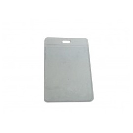 Portagafete vertical  d vinil 8.3x12.3 cordon a cortes
